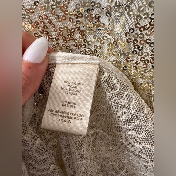 Intimately Free People Gold Sequin Top - Picture 5 of 6
